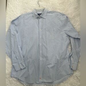 NWOT Vineyard vines Murray, long sleeve button-down shirt blue white XL cotton